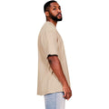 Ecru - Side - Casual Classics Mens Core Ringspun Cotton Tall Oversized T-Shirt