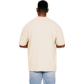 Sand - Back - Casual Classics Mens Core Ringspun Cotton Tall Oversized T-Shirt