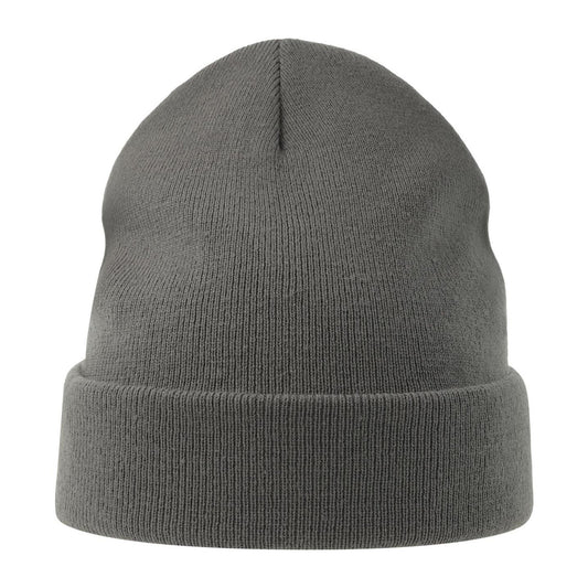 Dark Grey - Front - Atlantis Unisex Adult Pier Polartech Lined Beanie