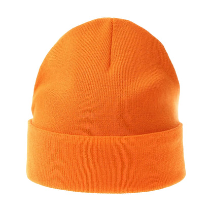 Fluro Orange - Front - Atlantis Unisex Adult Pier Polartech Lined Beanie