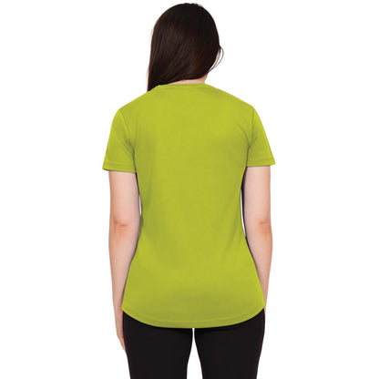 Lime - Back - Casual Classics Womens-Ladies Original Tech T-Shirt