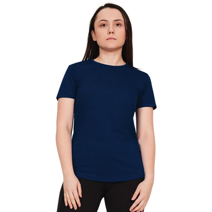 Navy - Front - Casual Classics Womens-Ladies Original Tech T-Shirt