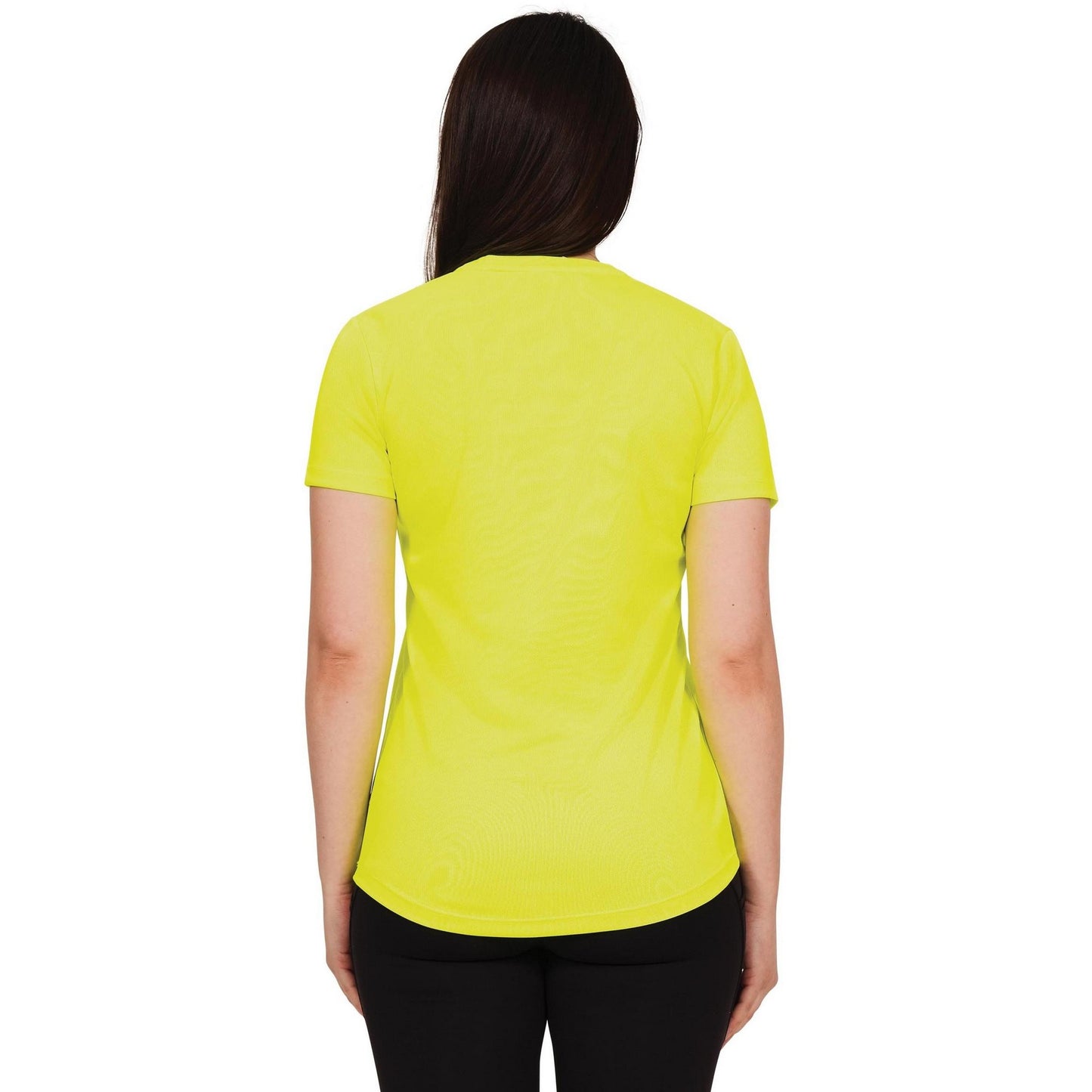Yellow - Back - Casual Classics Womens-Ladies Original Tech T-Shirt
