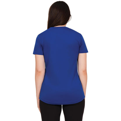 Royal Blue - Side - Casual Classics Womens-Ladies Original Tech T-Shirt