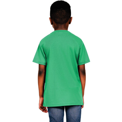 Kelly Green - Side - Casual Classics Childrens-Kids Original Tech T-Shirt