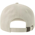 White - Back - Atlantis Unisex Adult Dad Sustainable 6 Panel Baseball Cap