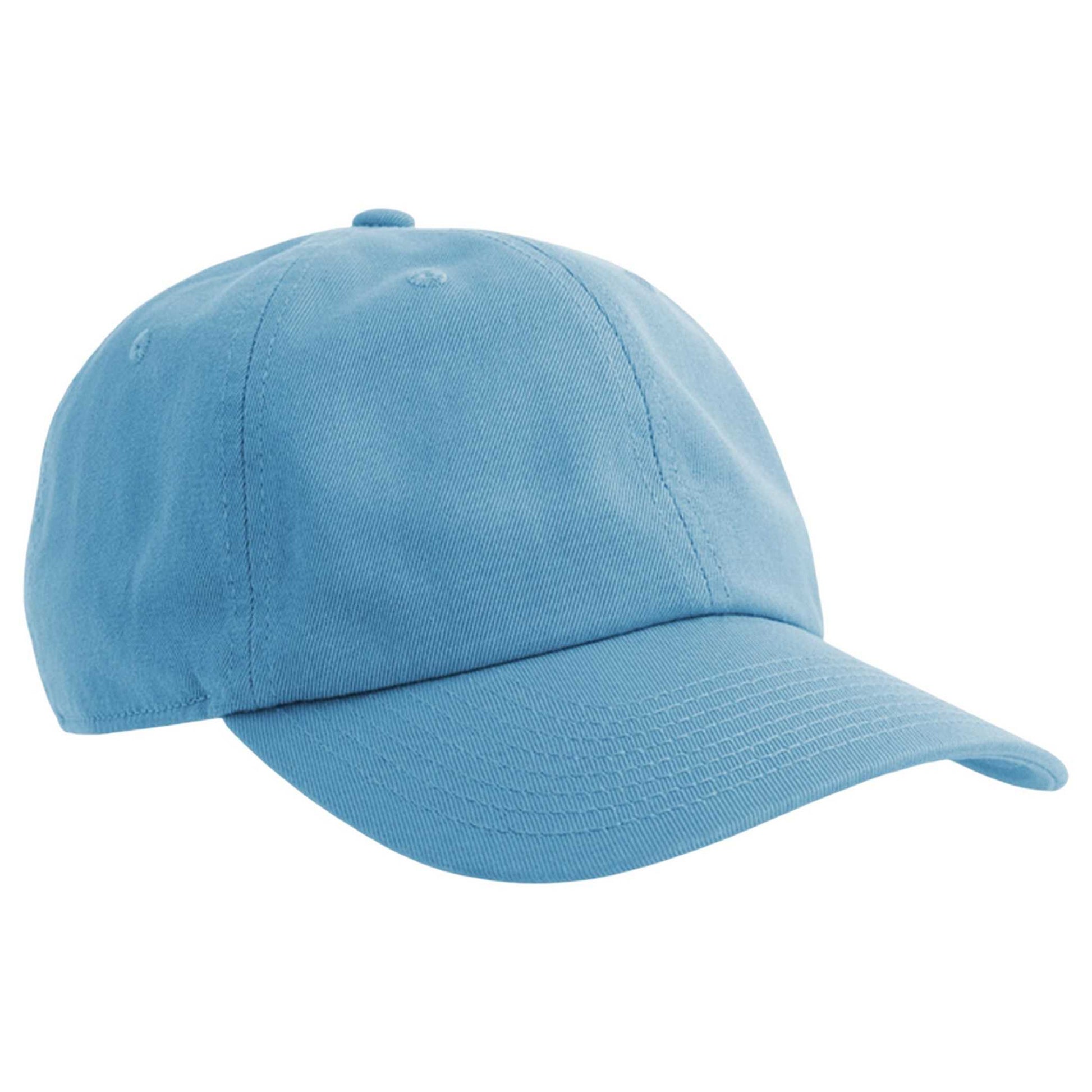 Columbia Blue - Back - Atlantis Unisex Adult Dad Sustainable 6 Panel Baseball Cap