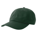Bottle Green - Front - Atlantis Unisex Adult Dad Sustainable 6 Panel Baseball Cap