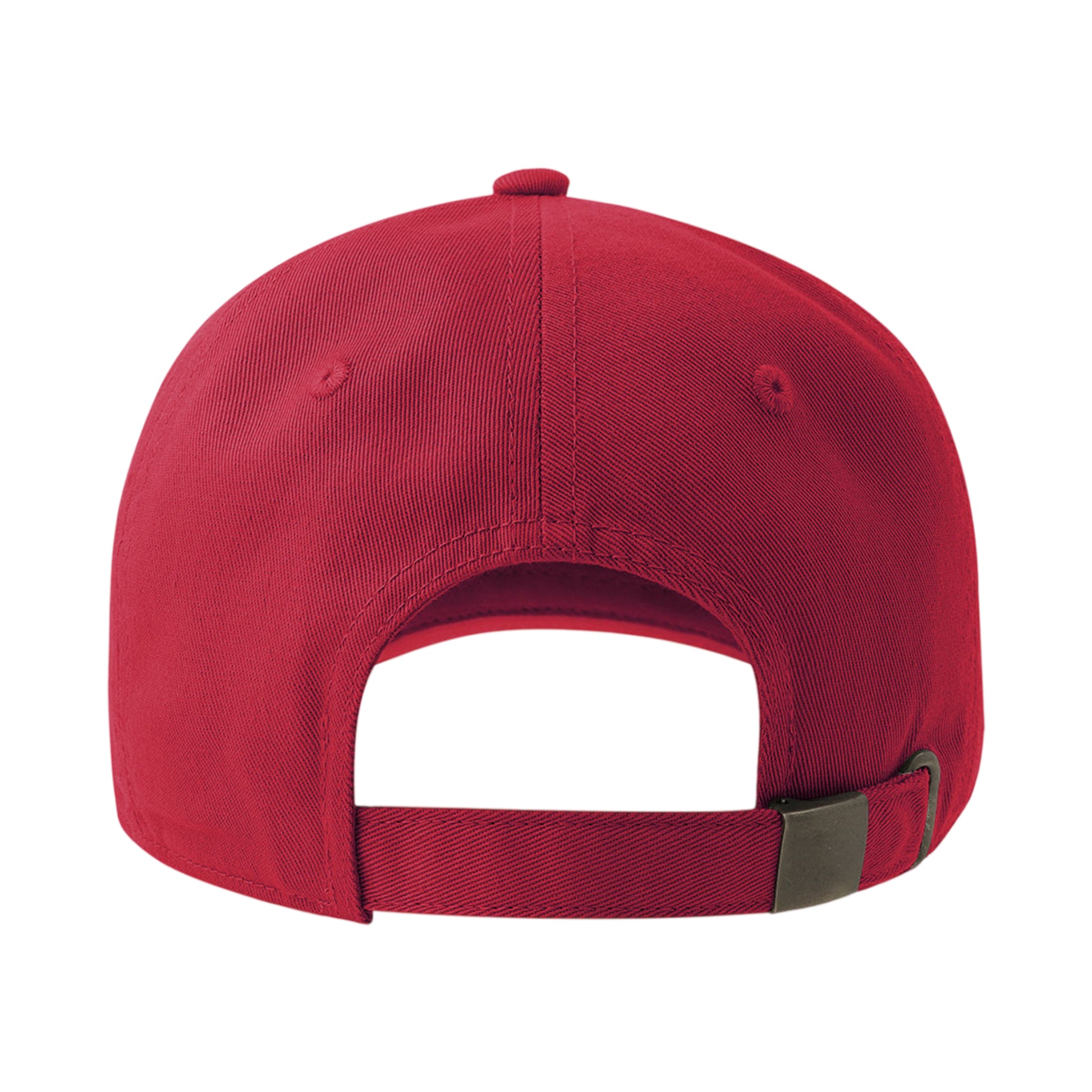 Red - Back - Atlantis Unisex Adult Dad Sustainable 6 Panel Baseball Cap
