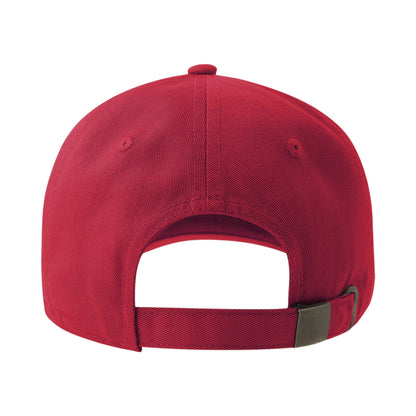 Red - Back - Atlantis Unisex Adult Dad Sustainable 6 Panel Baseball Cap