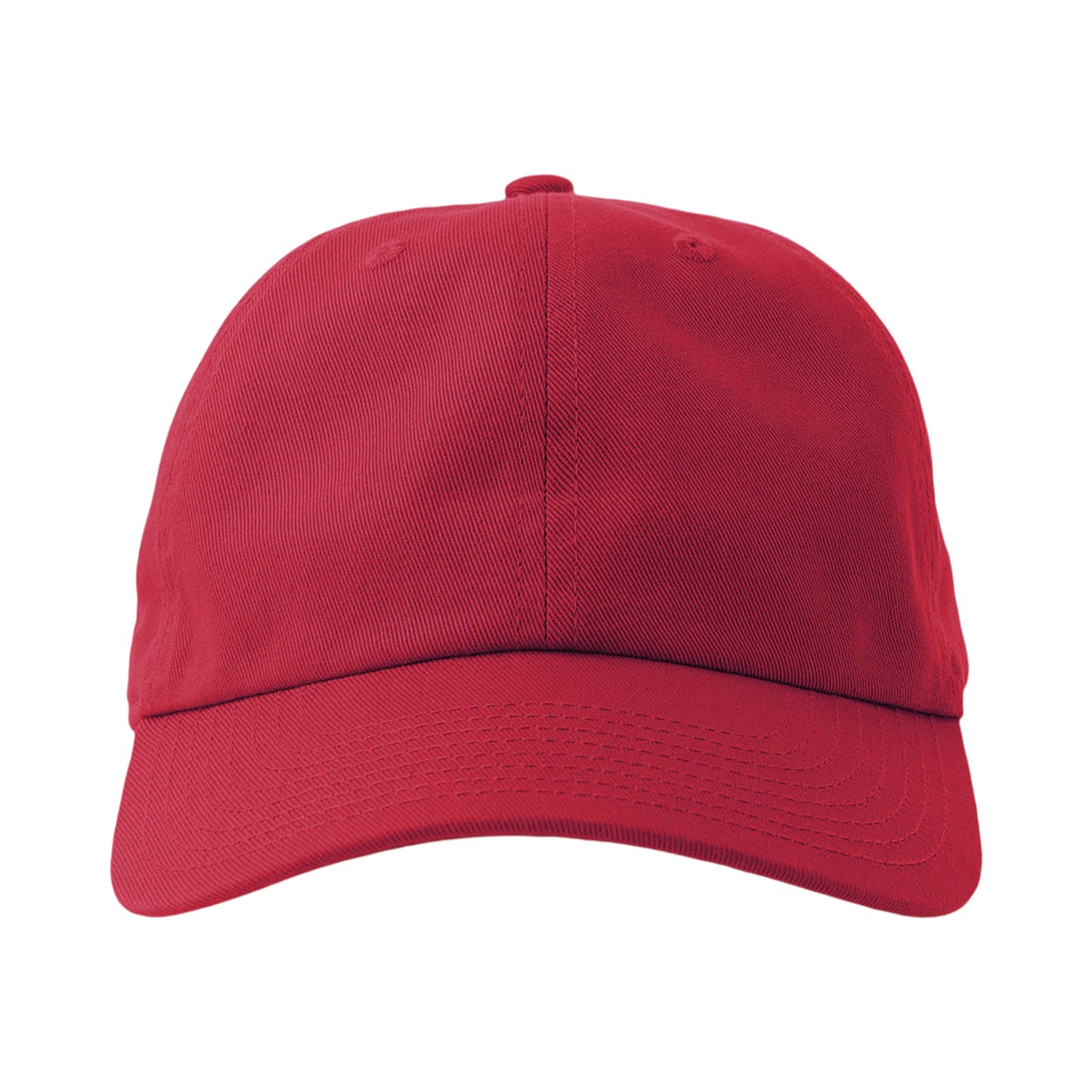 Red - Side - Atlantis Unisex Adult Dad Sustainable 6 Panel Baseball Cap