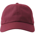 Cardinal Red - Side - Atlantis Unisex Adult Dad Sustainable 6 Panel Baseball Cap