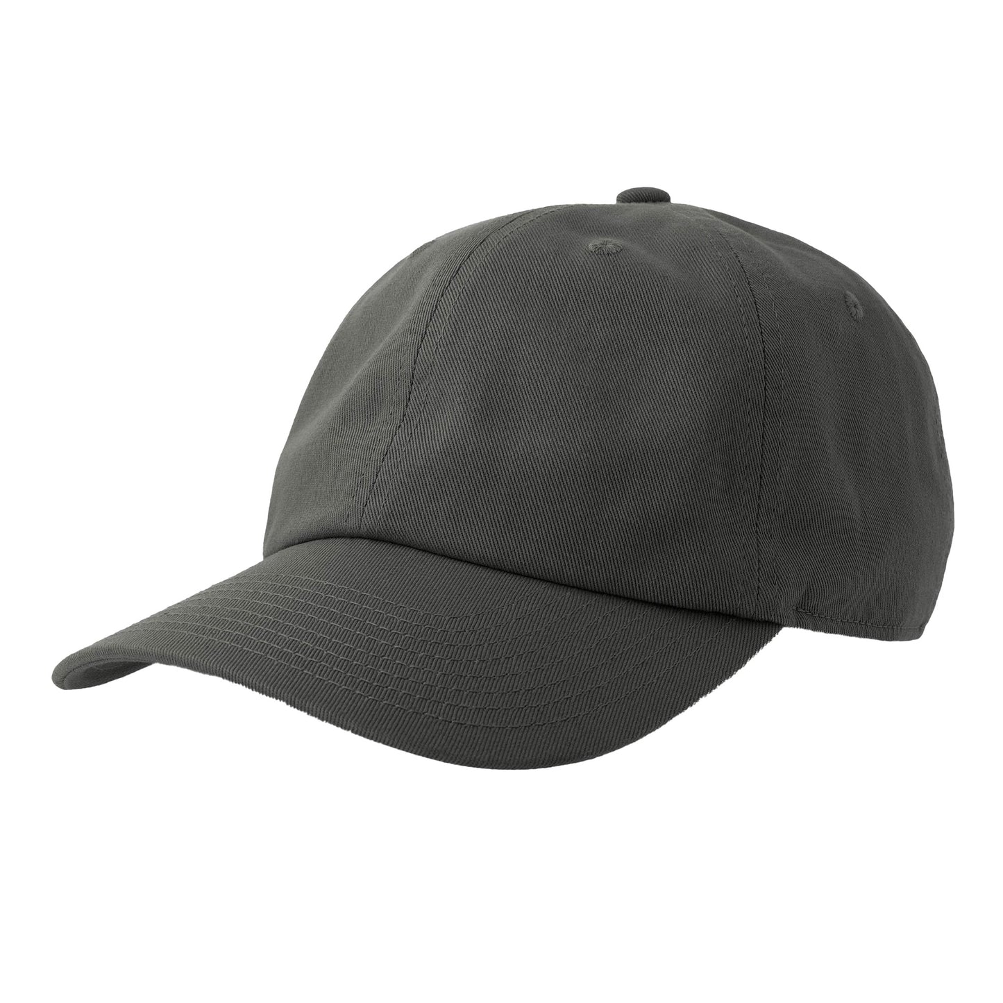 Dark Grey - Front - Atlantis Unisex Adult Dad Sustainable 6 Panel Baseball Cap