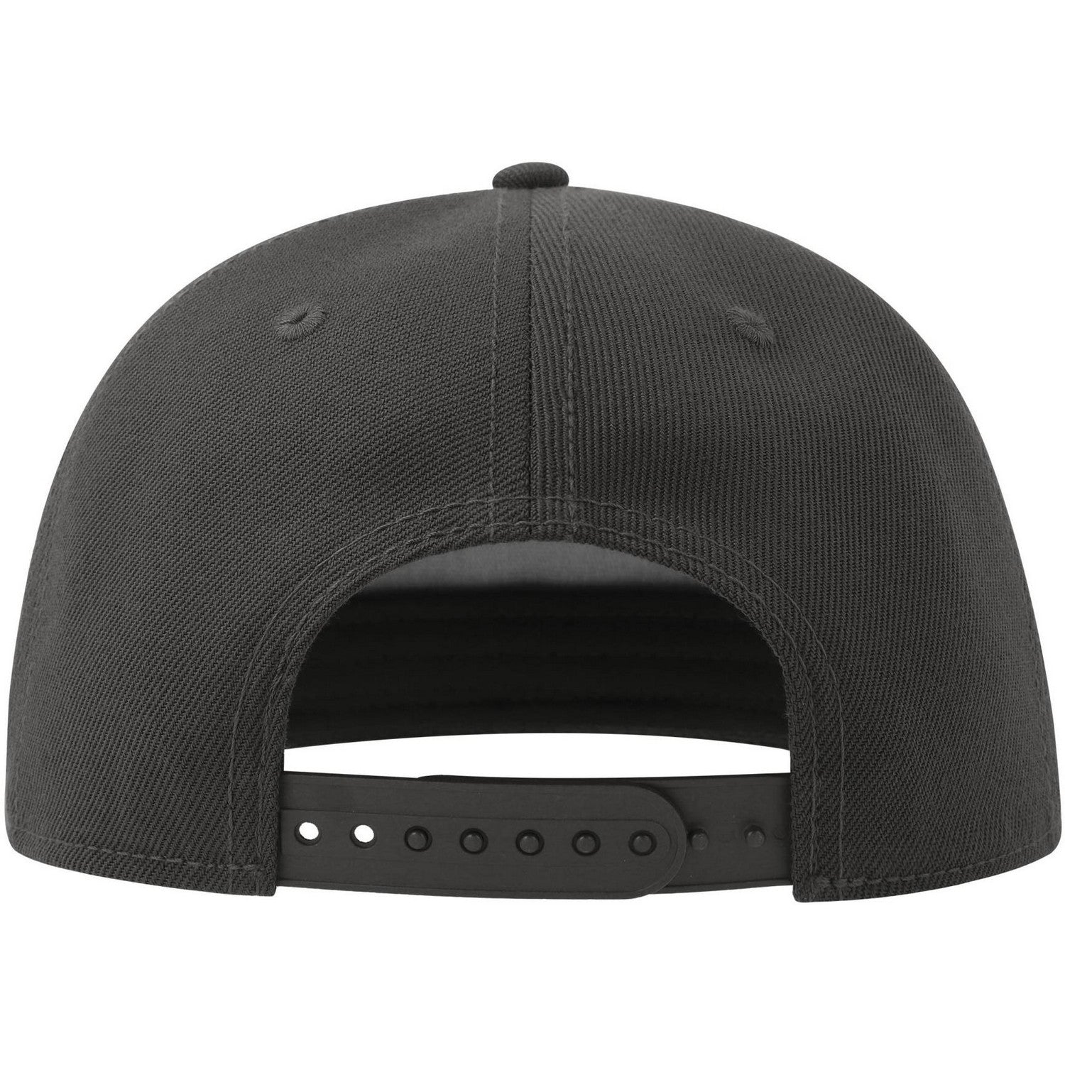 Dark Grey - Back - Atlantis Unisex Adult 5 Panel Snapback Baseball Cap