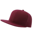 Cardinal Red - Back - Atlantis Unisex Adult 5 Panel Snapback Baseball Cap