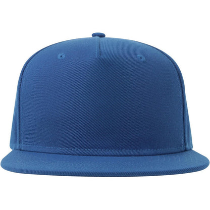 Royal Blue - Front - Atlantis Unisex Adult 5 Panel Snapback Baseball Cap
