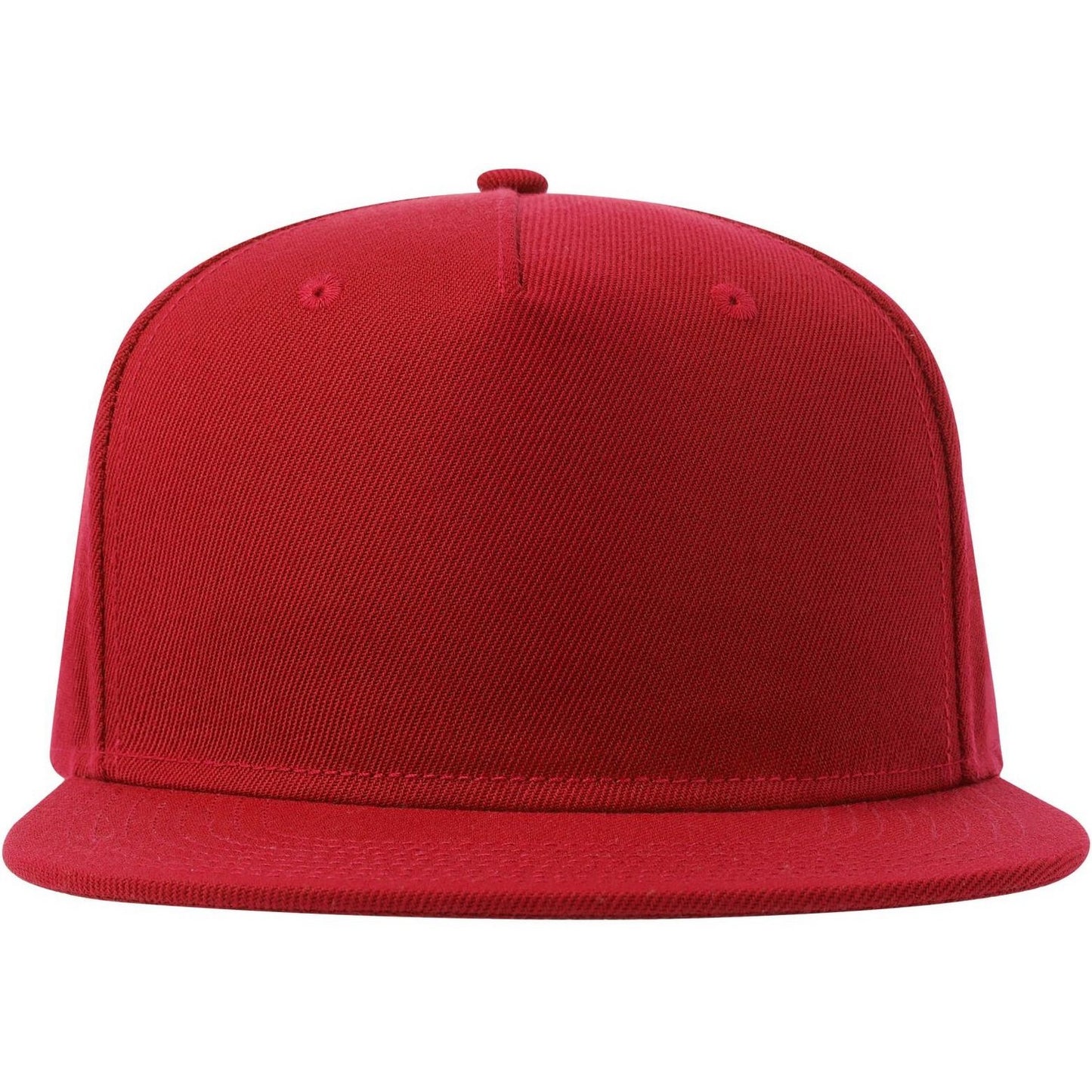 Red - Front - Atlantis Unisex Adult 5 Panel Snapback Baseball Cap