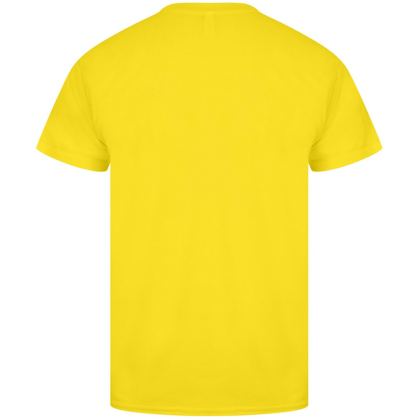 Cyber Yellow - Back - Casual Classics Unisex Adult Original Tech T-Shirt
