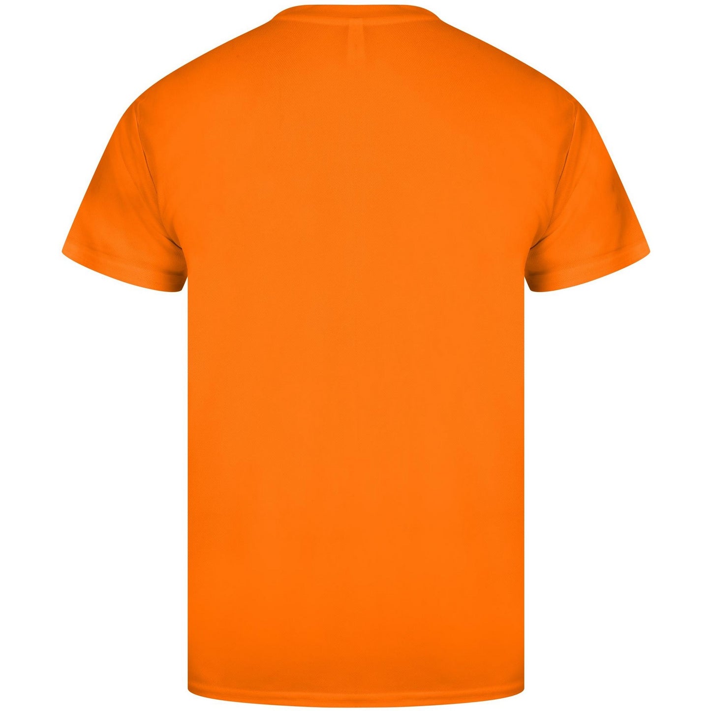 Cyber Orange - Back - Casual Classics Unisex Adult Original Tech T-Shirt