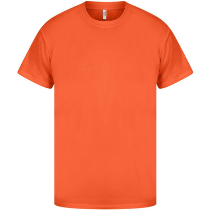 Orange - Front - Casual Classics Unisex Adult Original Tech T-Shirt