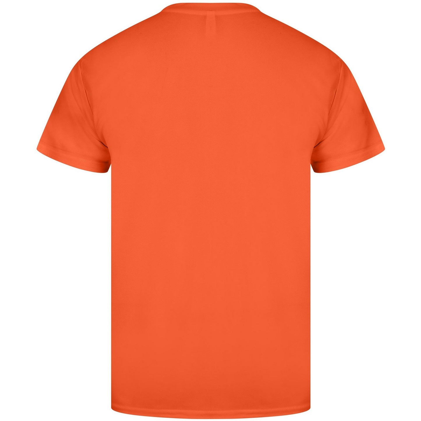Orange - Back - Casual Classics Unisex Adult Original Tech T-Shirt
