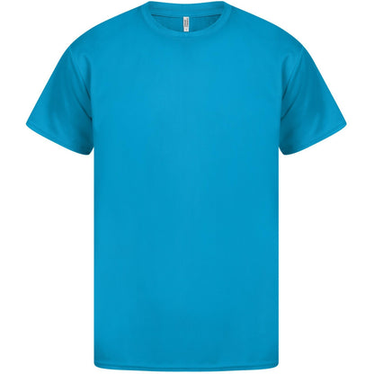 Sapphire Blue - Front - Casual Classics Unisex Adult Original Tech T-Shirt