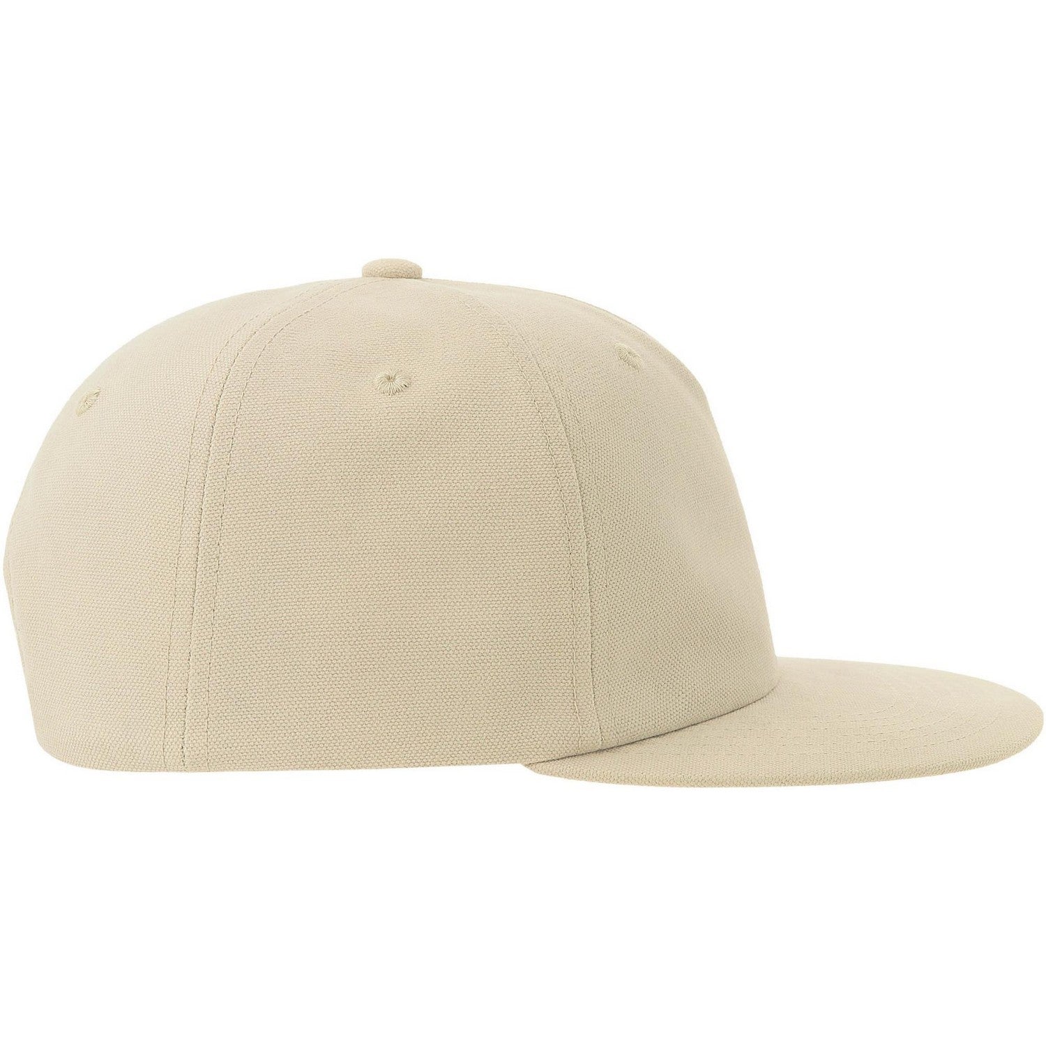 Khaki Green - Side - Atlantis Unisex Adult Cruz 5 Panel Sustainable Snapback Cap