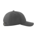 Dark Grey-White - Side - Atlantis Unisex Adult Liberty Sandwich 6 Panel Sustainable Cap