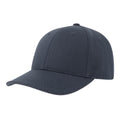 Navy-Navy - Front - Atlantis Unisex Adult Liberty Sandwich 6 Panel Sustainable Cap