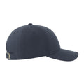 Navy-Navy - Side - Atlantis Unisex Adult Liberty Sandwich 6 Panel Sustainable Cap