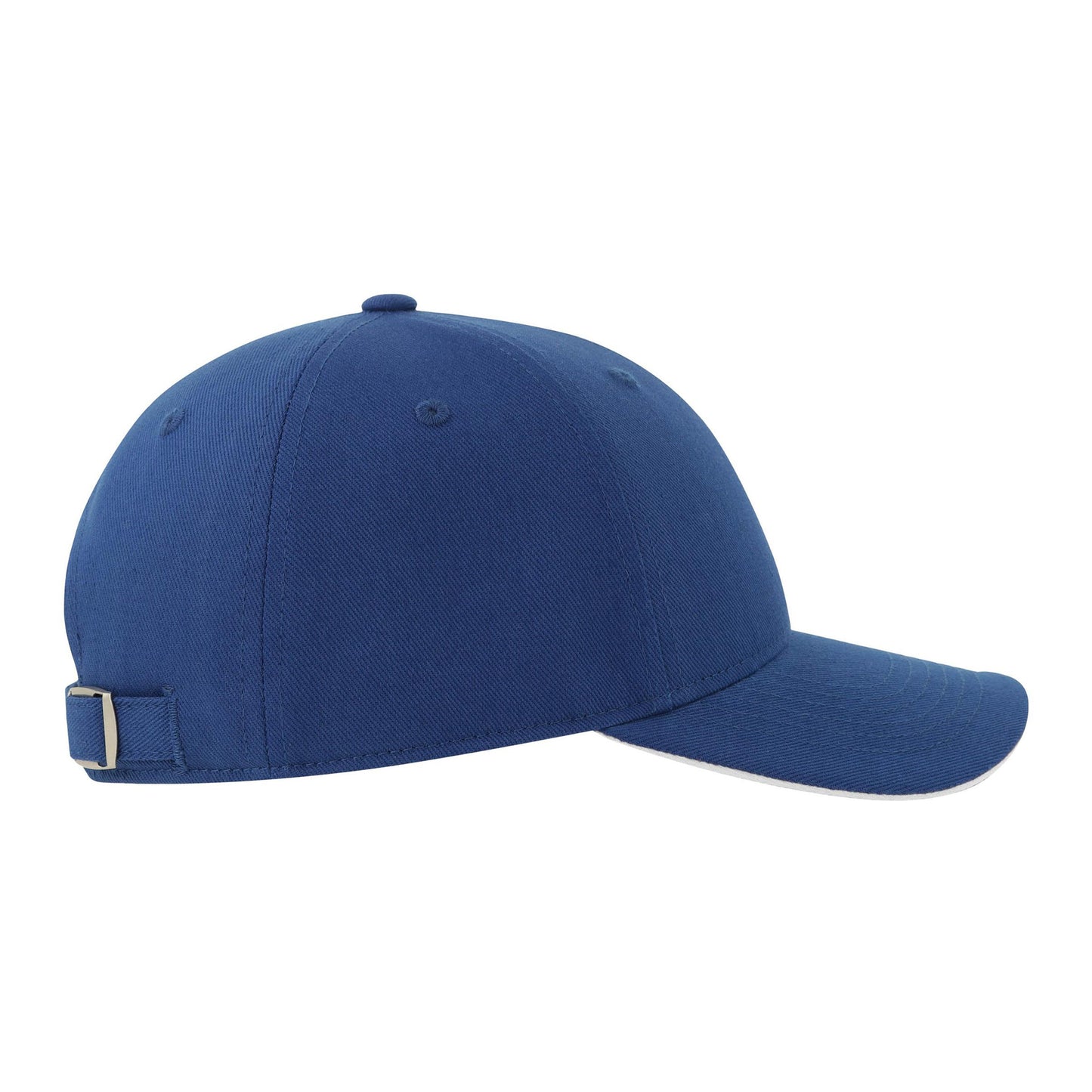 Royal Blue-White - Side - Atlantis Unisex Adult Liberty Sandwich 6 Panel Sustainable Cap