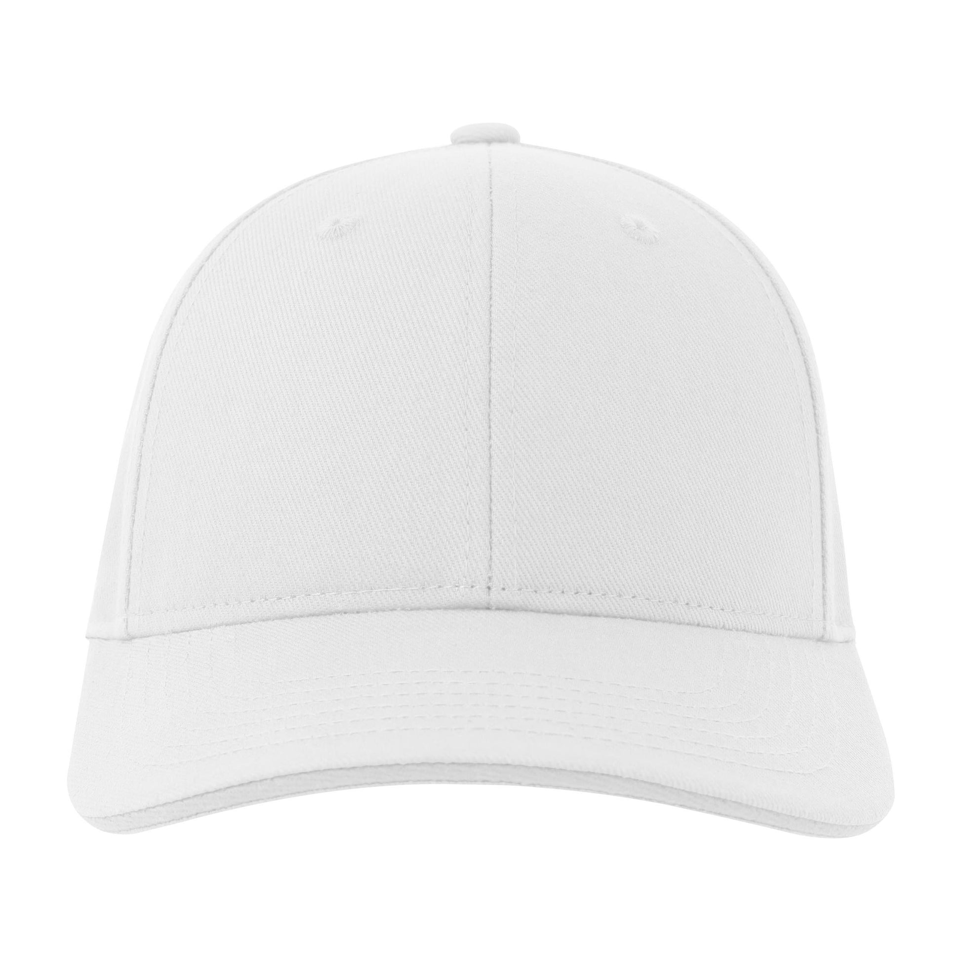 White - Lifestyle - Atlantis Unisex Adult Liberty Sandwich 6 Panel Sustainable Cap