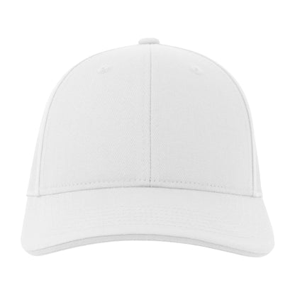 White - Lifestyle - Atlantis Unisex Adult Liberty Sandwich 6 Panel Sustainable Cap