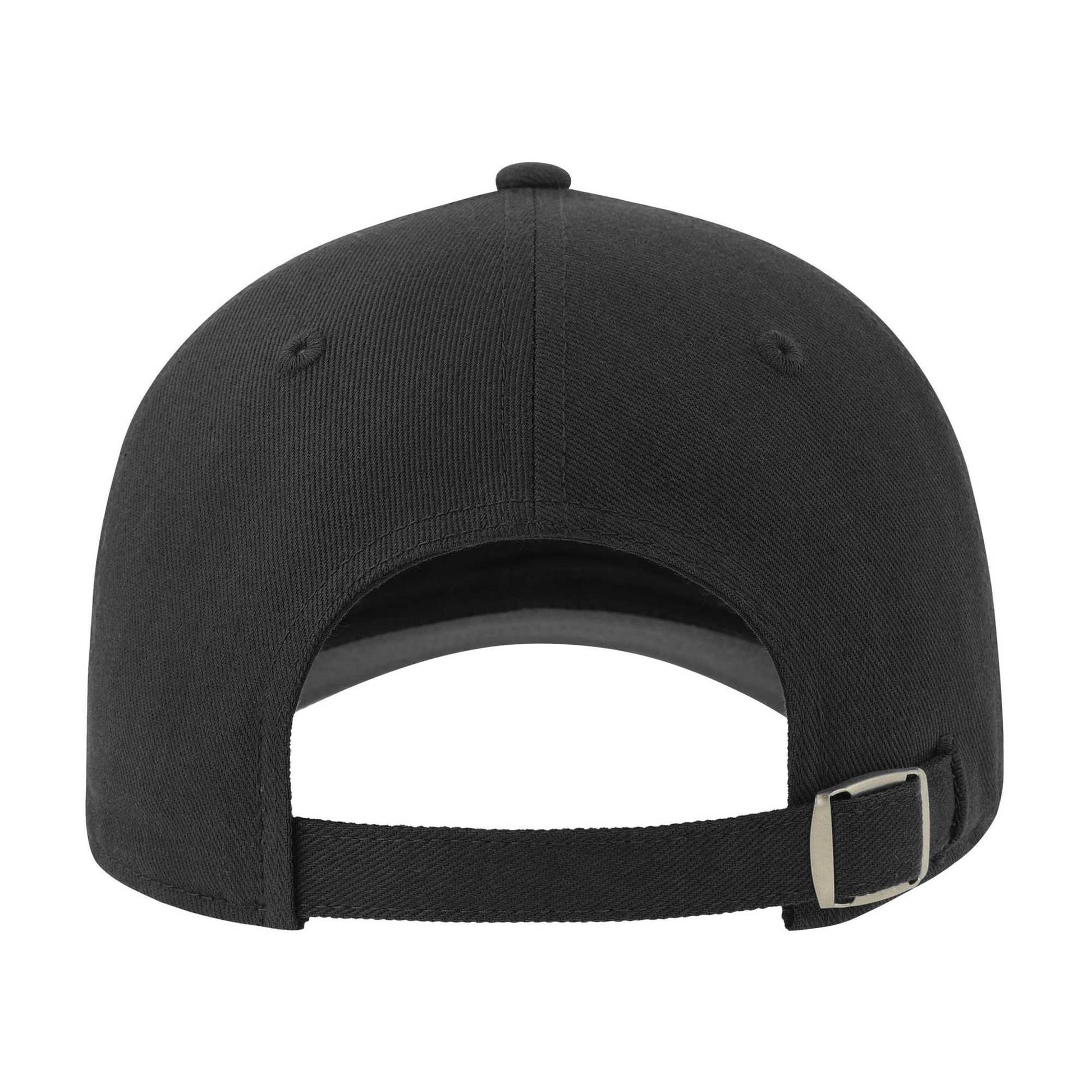Black-Grey - Back - Atlantis Unisex Adult Liberty Sandwich 6 Panel Sustainable Cap