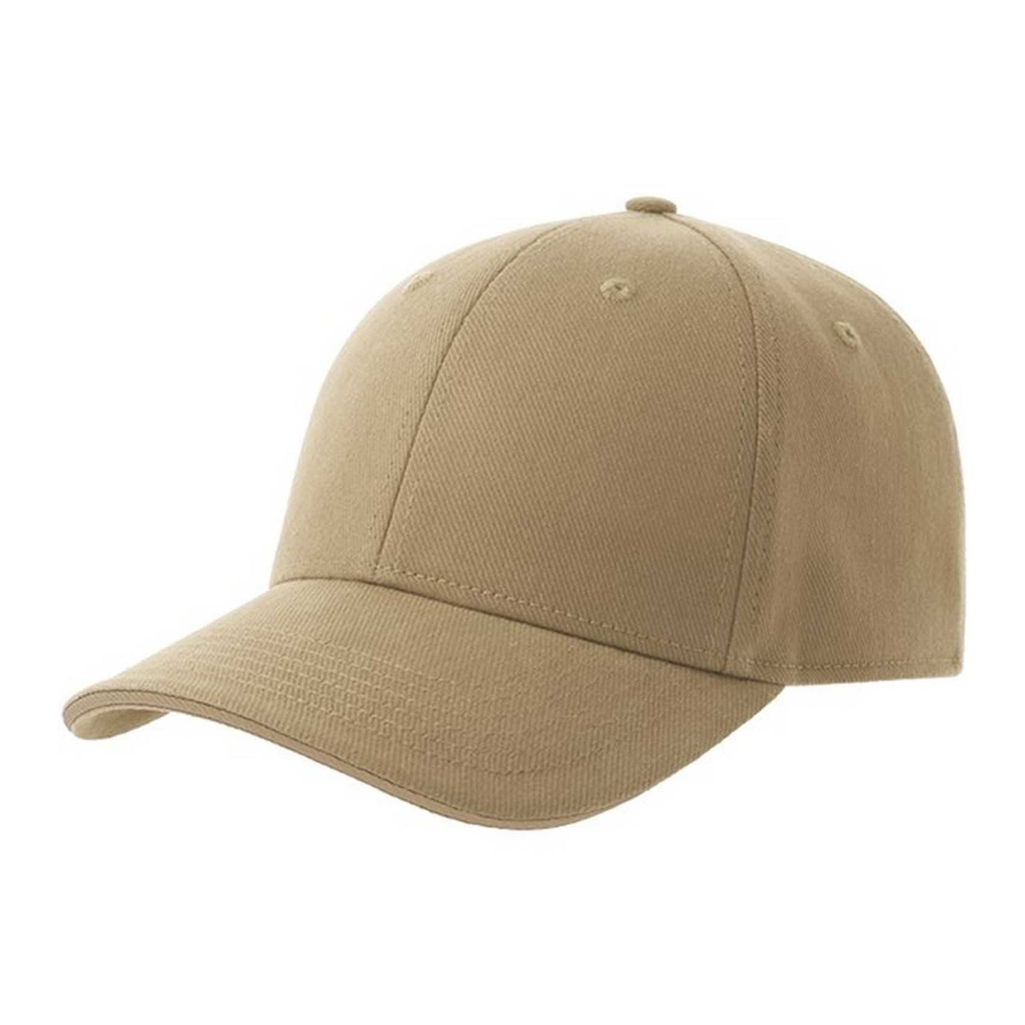 Khaki - Front - Atlantis Unisex Adult Liberty Sandwich 6 Panel Sustainable Cap