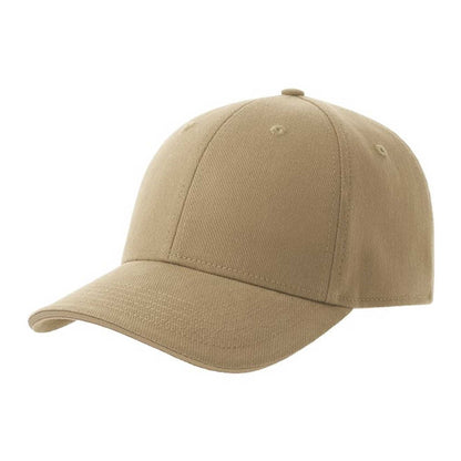 Khaki - Front - Atlantis Unisex Adult Liberty Sandwich 6 Panel Sustainable Cap
