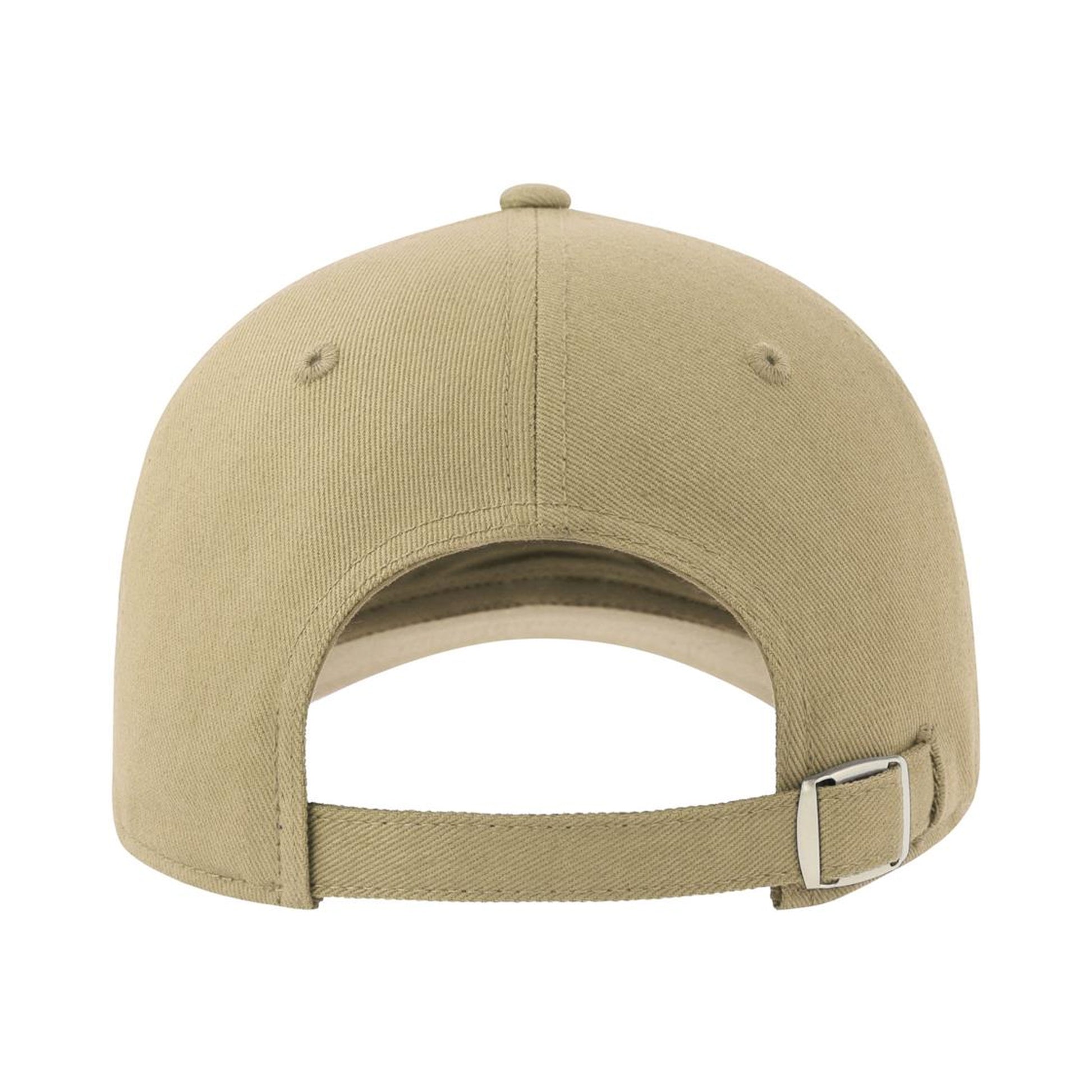 Khaki-Navy - Back - Atlantis Unisex Adult Liberty Sandwich 6 Panel Sustainable Cap