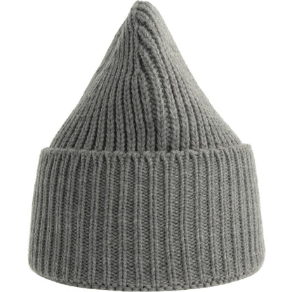 Light Grey Melange - Side - Atlantis Unisex Adult Oak Chunky Knit Beanie