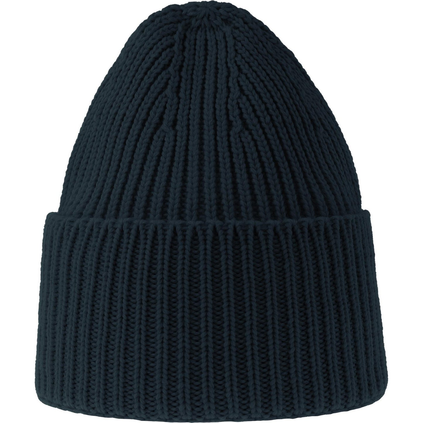 Navy - Back - Atlantis Unisex Adult Oak Chunky Knit Beanie