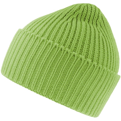 Acid Green - Front - Atlantis Unisex Adult Oak Chunky Knit Beanie