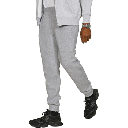 Ash Grey - Front - Casual Classics Unisex Adult Blended Core Regular Jogging Bottoms