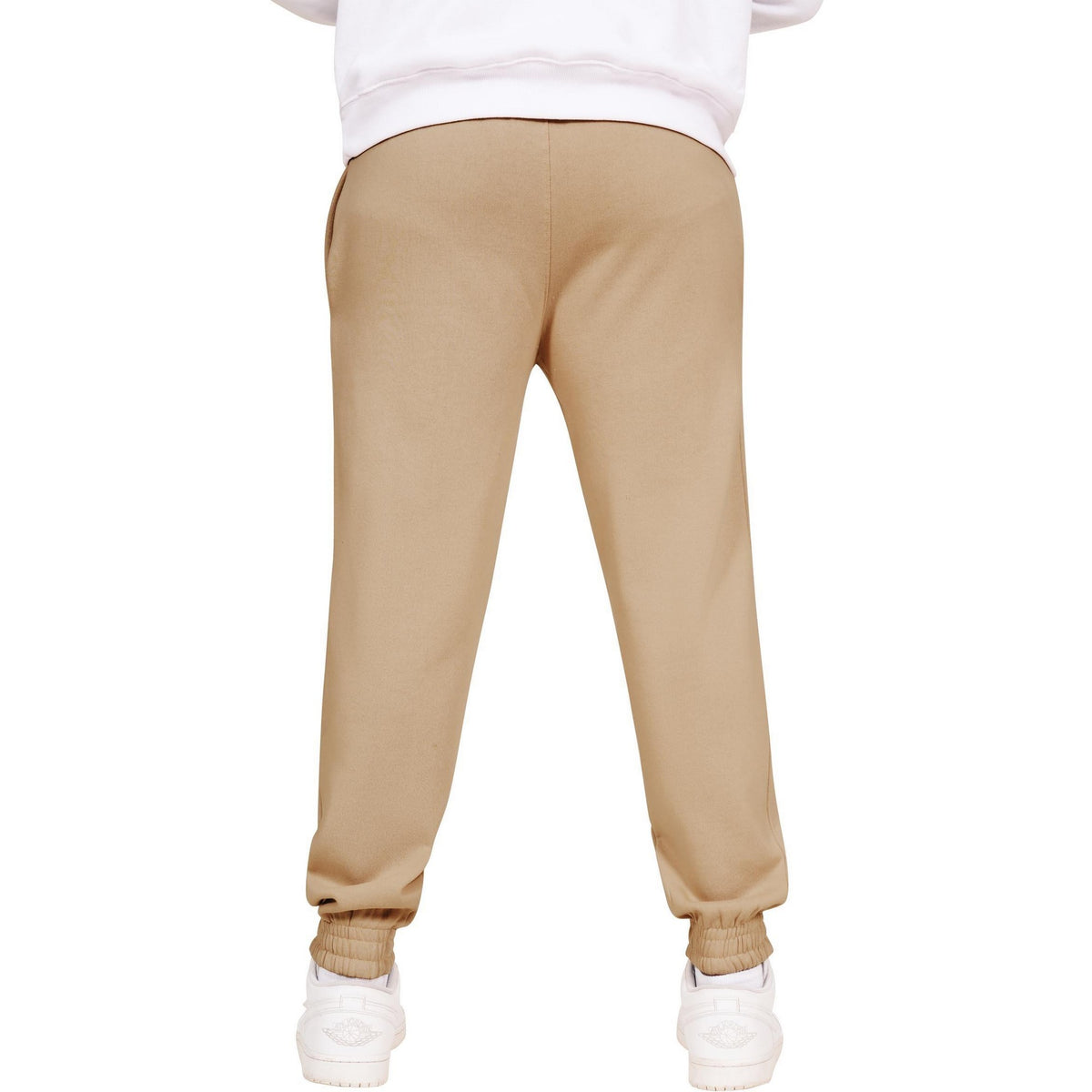 Sand - Back - Casual Classics Unisex Adult Blended Core Regular Jogging Bottoms