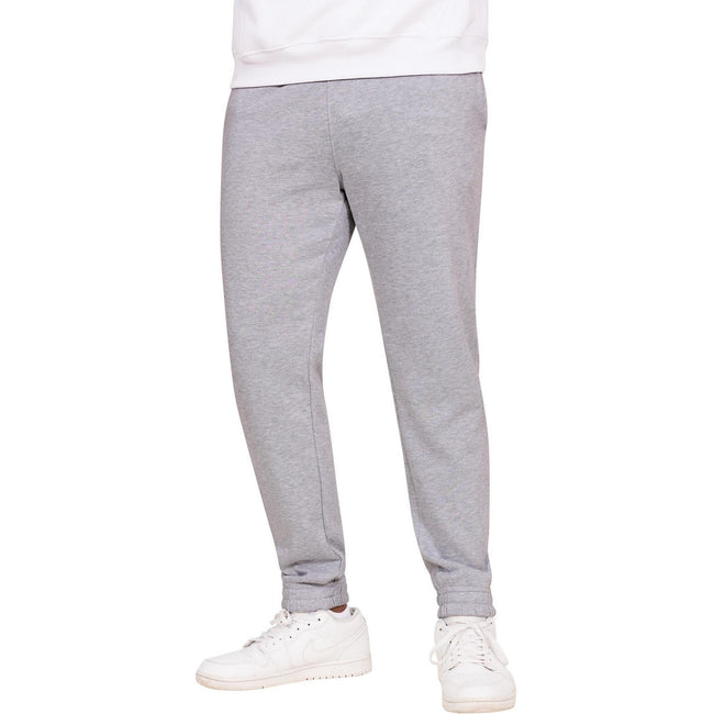 Heather Grey - Front - Casual Classics Unisex Adult Blended Core Regular Jogging Bottoms