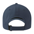 Navy - Back - Atlantis Unisex Adult 6 Panel Fitted Baseball Cap