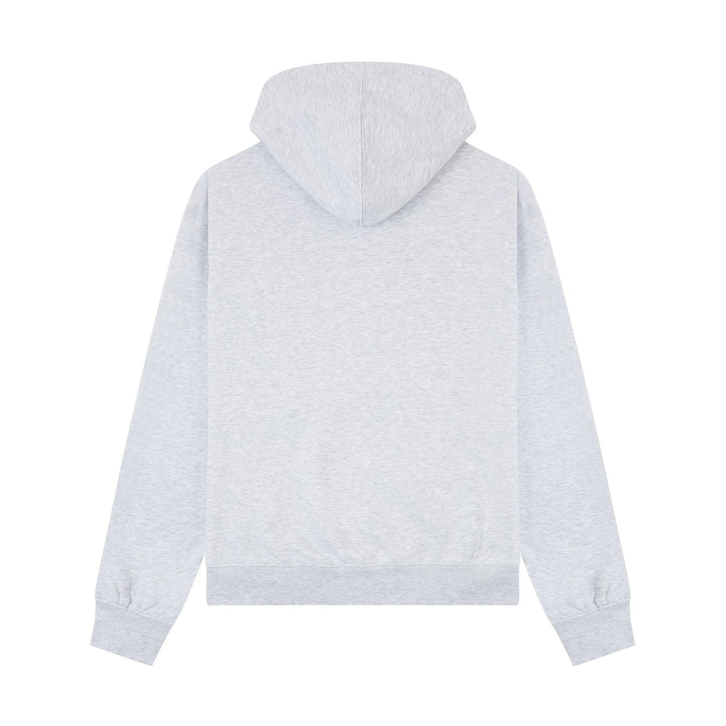 Ash Grey - Back - Casual Classics Unisex Adult Premium Combed Cotton Oversized Hoodie