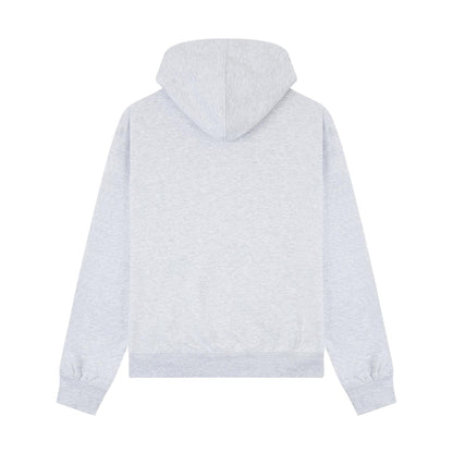 Ash Grey - Back - Casual Classics Unisex Adult Premium Combed Cotton Oversized Hoodie