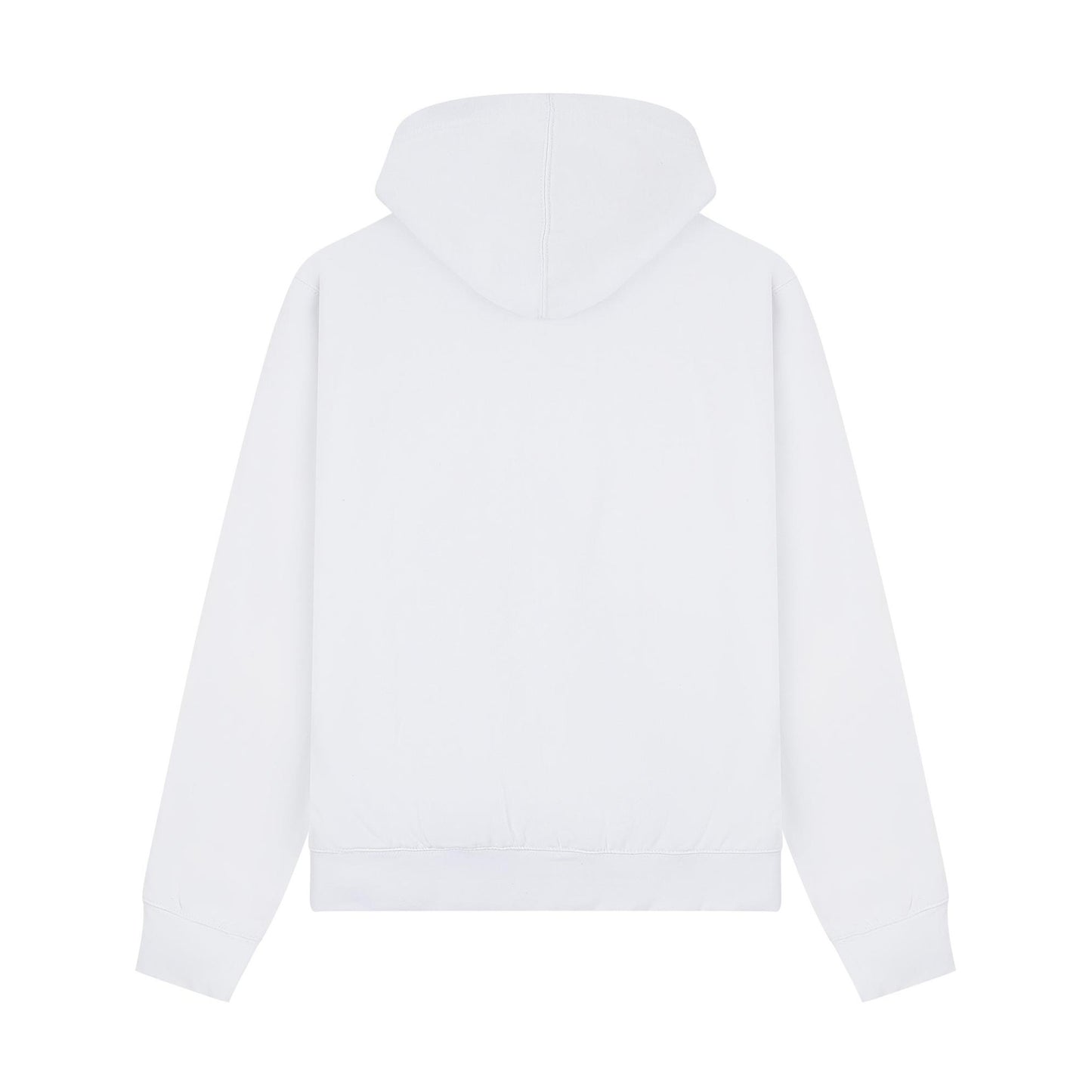 White - Back - Casual Classics Unisex Adult Premium Combed Cotton Oversized Hoodie