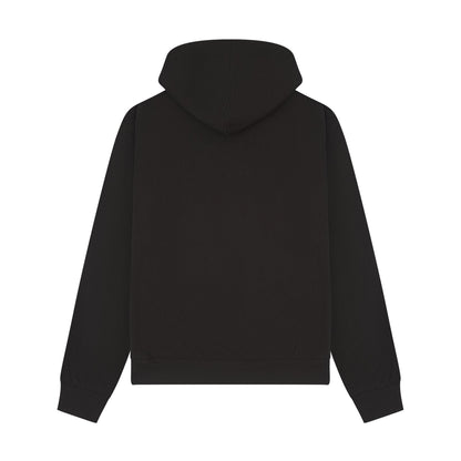 Black - Back - Casual Classics Unisex Adult Premium Combed Cotton Oversized Hoodie