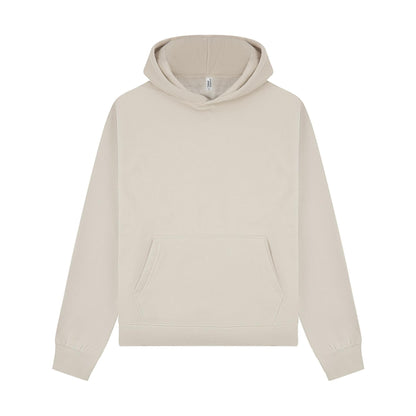 Stone - Front - Casual Classics Unisex Adult Premium Combed Cotton Oversized Hoodie
