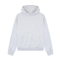 Ash Grey - Front - Casual Classics Unisex Adult Premium Combed Cotton Oversized Hoodie